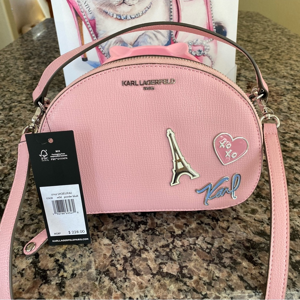 Karl Lagerfeld Soft Pink Tote